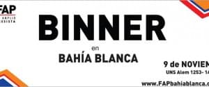 Binner en Bahía Blanca