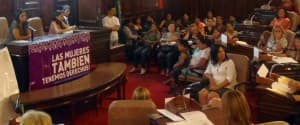 SE REALIZÓ EL PRIMER PARLAMENTO DE MUJERES EN EL CONCEJO DELIBERANTE DE LA PLATA