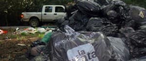 EL MUNICIPIO ARROJA BASURA EN TODO EL PARTIDO DE LA PLATA