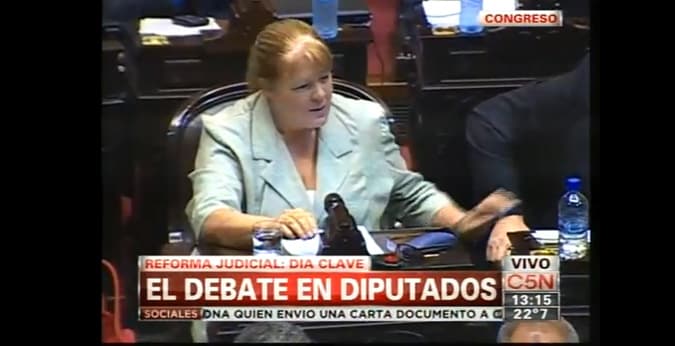 REFORMA JUDICIAL  HABLA MARGARITA STOLBIZER