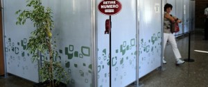 Las mamparas en los bancos, un legado del caso Píparo
