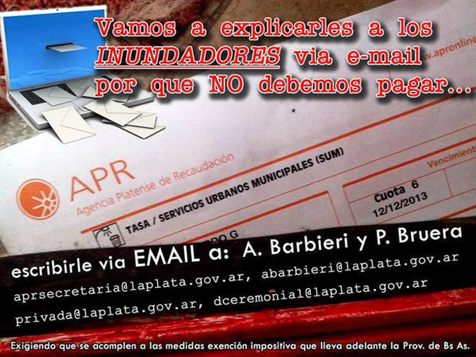 Concejales del FAP piden al Municipio que no cobre la tasa SUM a los vecinos inundados