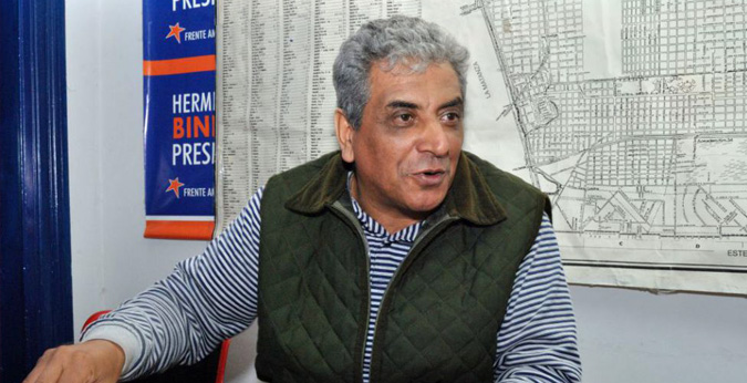 Luis Figuerón, Presidente del Bloque del Frente Cívico y Social-FAP/UCR, de Lomas de Zamora.