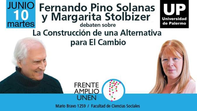 CHARLA-DEBATE CON PINO SOLANAS Y MARGARITA STOLBIZER