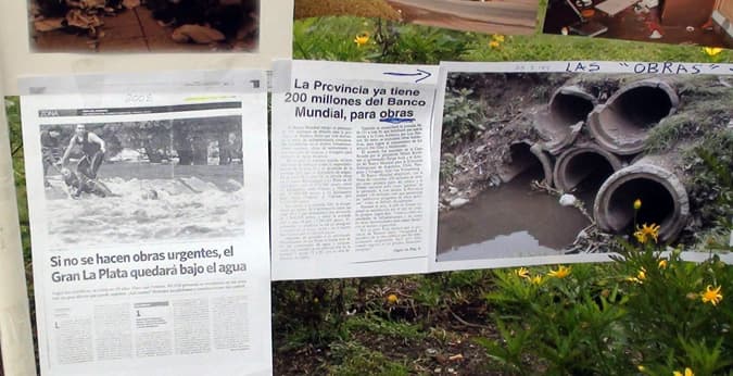 A UN AÑO DE LA TRAGEDIA EL AGUA SIGUE CAYENDO