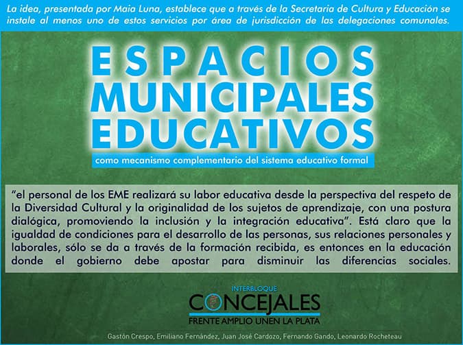 Espacios Municipales Educativos
