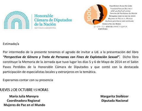 “Perspectiva de género y trata de personas con fines de explotación sexual”