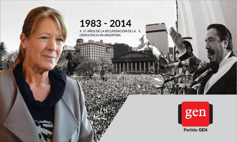 A  31 AÑOS DE LA RECUPERACIÓN DE LA DEMOCRACIA EN ARGENTINA