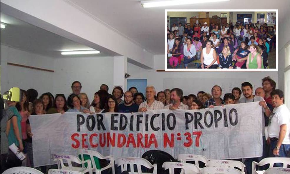 PEDIDO DE ESCUELA SECUNDARIA EN ARANA