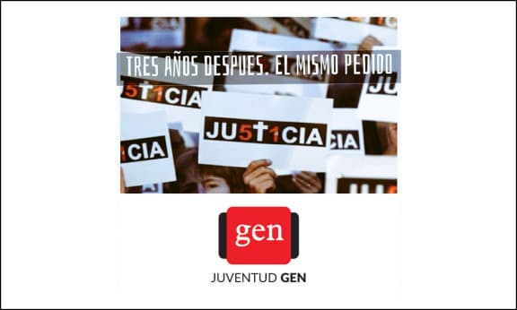 TRES AÑOS, EL MISMO PEDIDO.