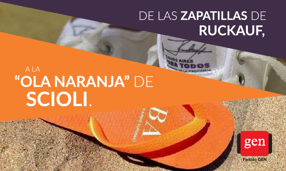 DE LAS ZAPATILLAS DE RUCKAUF A LA OLA NARANJA DE SCIOLI