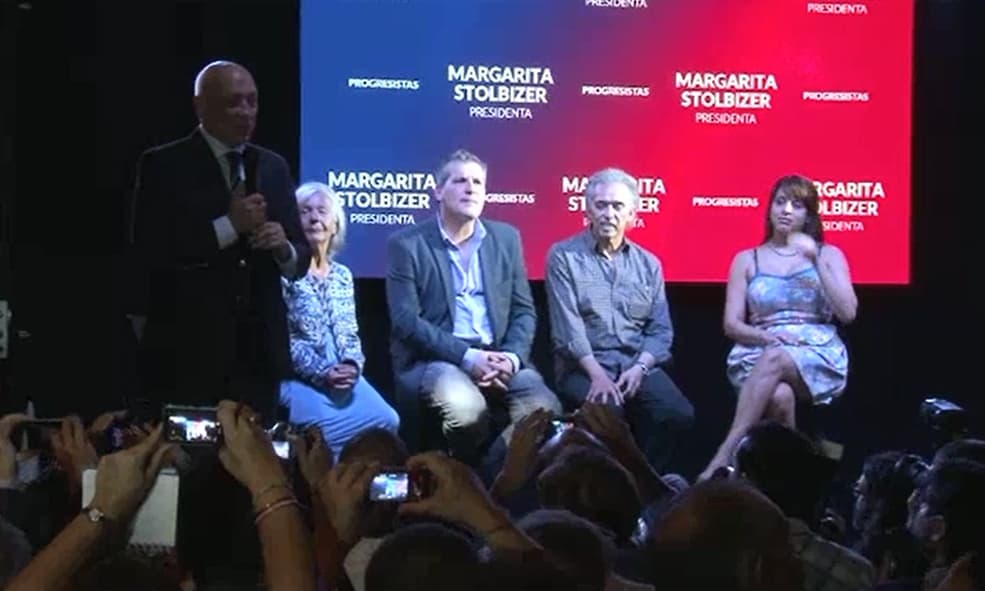 PALABRAS Y MENSAJES DE ADHESIÓN A LA CANDIDATURA PRESIDENCIAL DE MARGARITA STOLBIZER