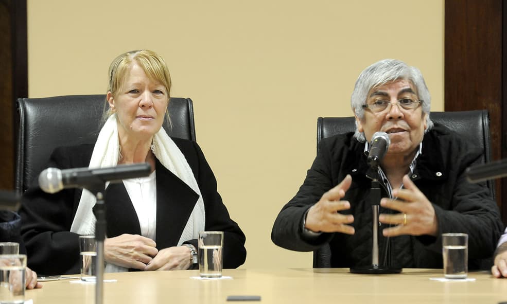 STOLBIZER CON MOYANO EN LA CGT