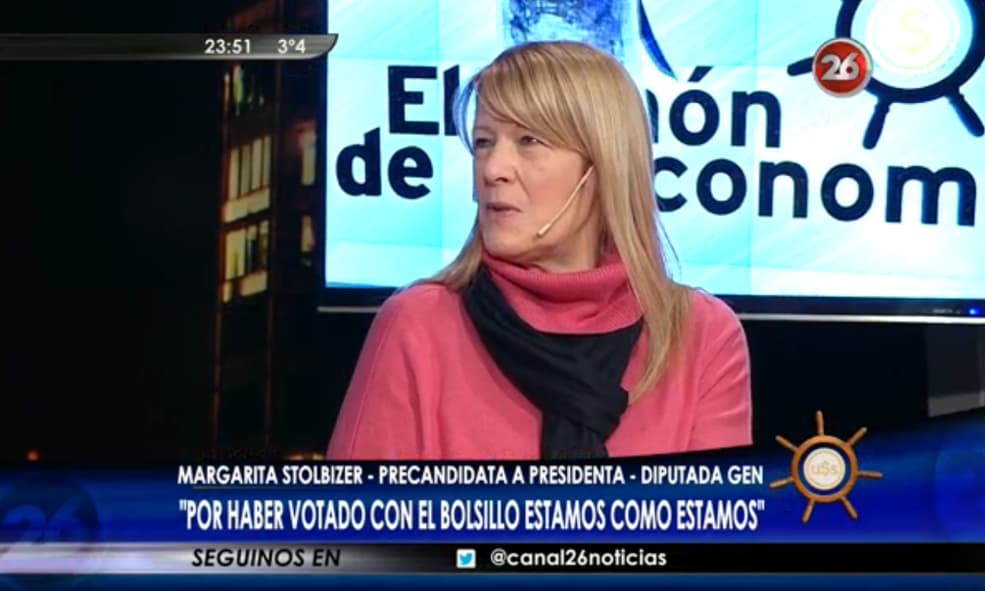 MARGARITA STOLBIZER CON WILY KOHAN 18/06/2015