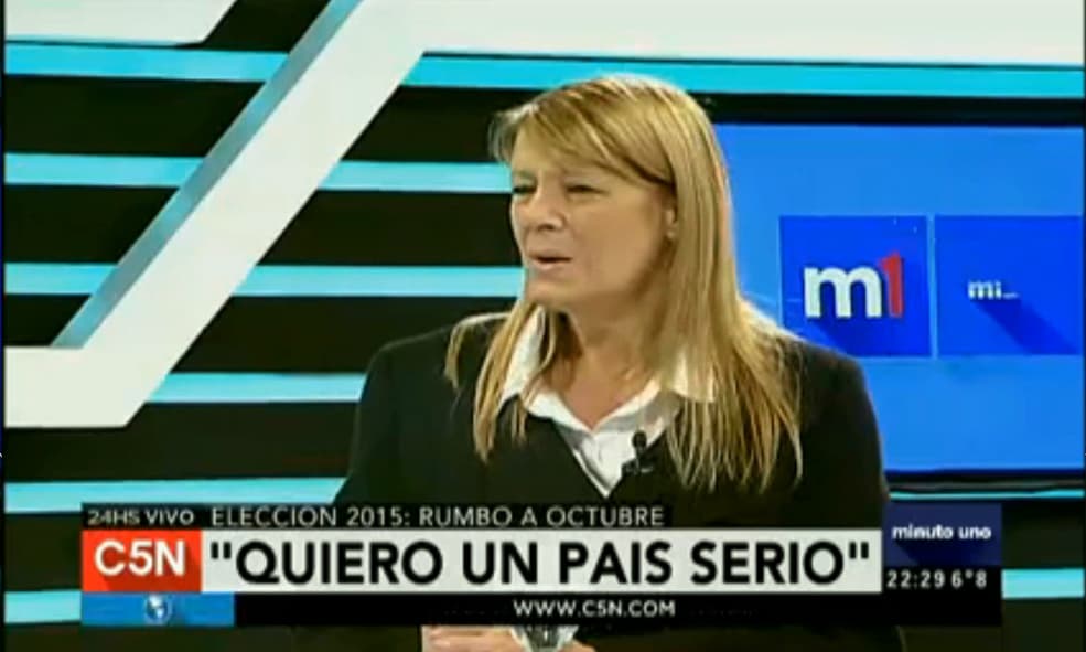 Margarita Stolbizer en minuto1 con Gustavo Sylvestre 23/06/2015