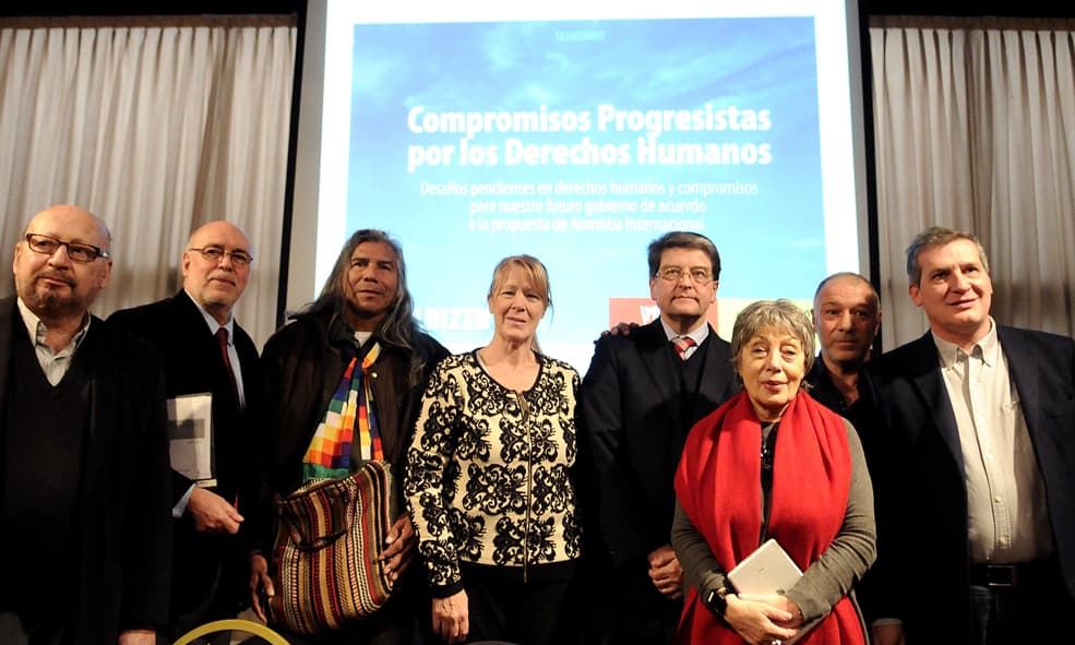 Stolbizer y Garrido enfatizaron su compromiso con los derechos humanos