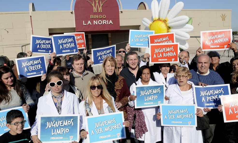 STOLBIZER,GARRIDO Y DUCLÓS CONTRA BINGO LA NORIA