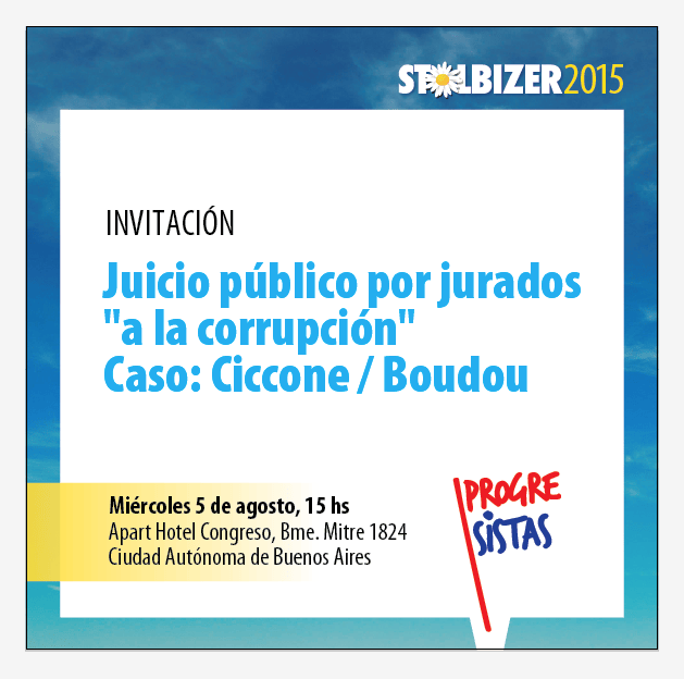 Invitacion Juicio Público por jurados a la corrupción