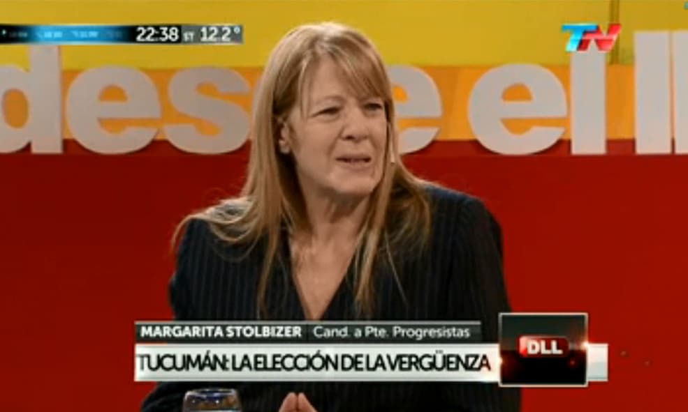MARGARITA STOLBIZER EN DESDE EL LLANO 24/08/2015