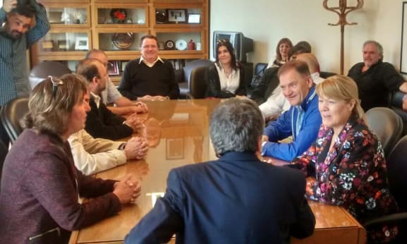 STOLBIZER  ESTUVO HOY EN CÓRDOBA