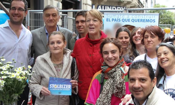 CAMPAÑA PRESIDENCIAL DE STOLBIZER EN ROSARIO