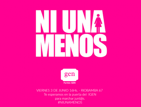 #NIUNAMENOS