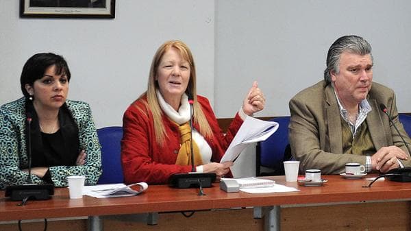 Conferencia de prensa de Margarita Stolbizer 8/3 10 horas por Causa Los Sauces/Cristina Fernandez Kirchner