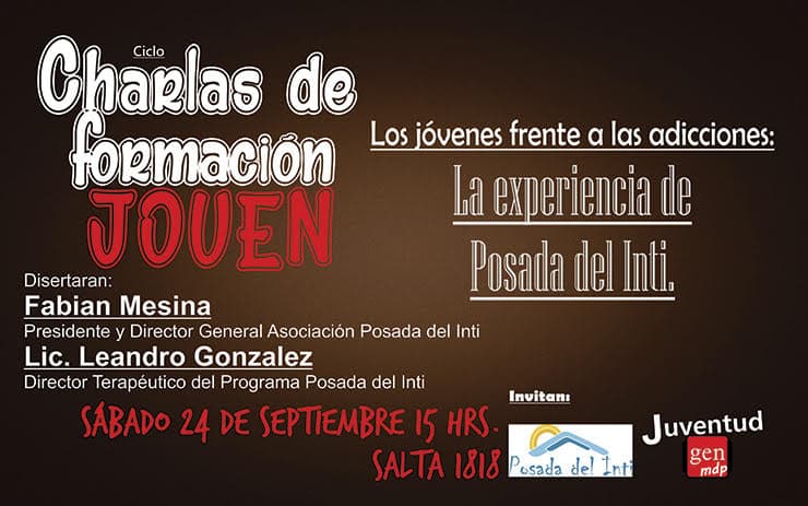 JOVENES FRENTE A LAS ADICCIONES – JUVENTUD GEN MAR DEL PLATA