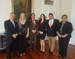 STOLBIZER EN COSTA RICA: SE REUNIO CON EL PRESIDENTE DE LA ASAMBLEA NACIONAL Y DIPUTADOS DE DISTINTOS BLOQUES