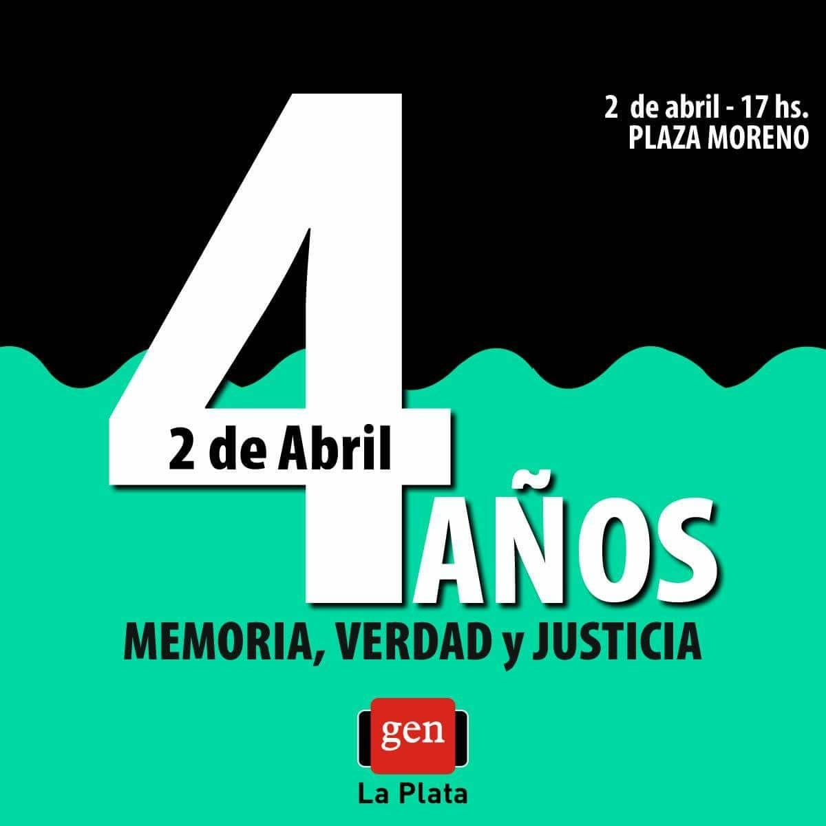 2 de ABRIL –  4 AÑOS DE LAS INUNDACIONES DE LA PLATA