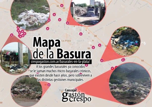 Publican el Mapa de los Basurales