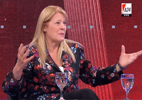 Margartita Stolbizer con JORGE RIAL en A24 17/4/17