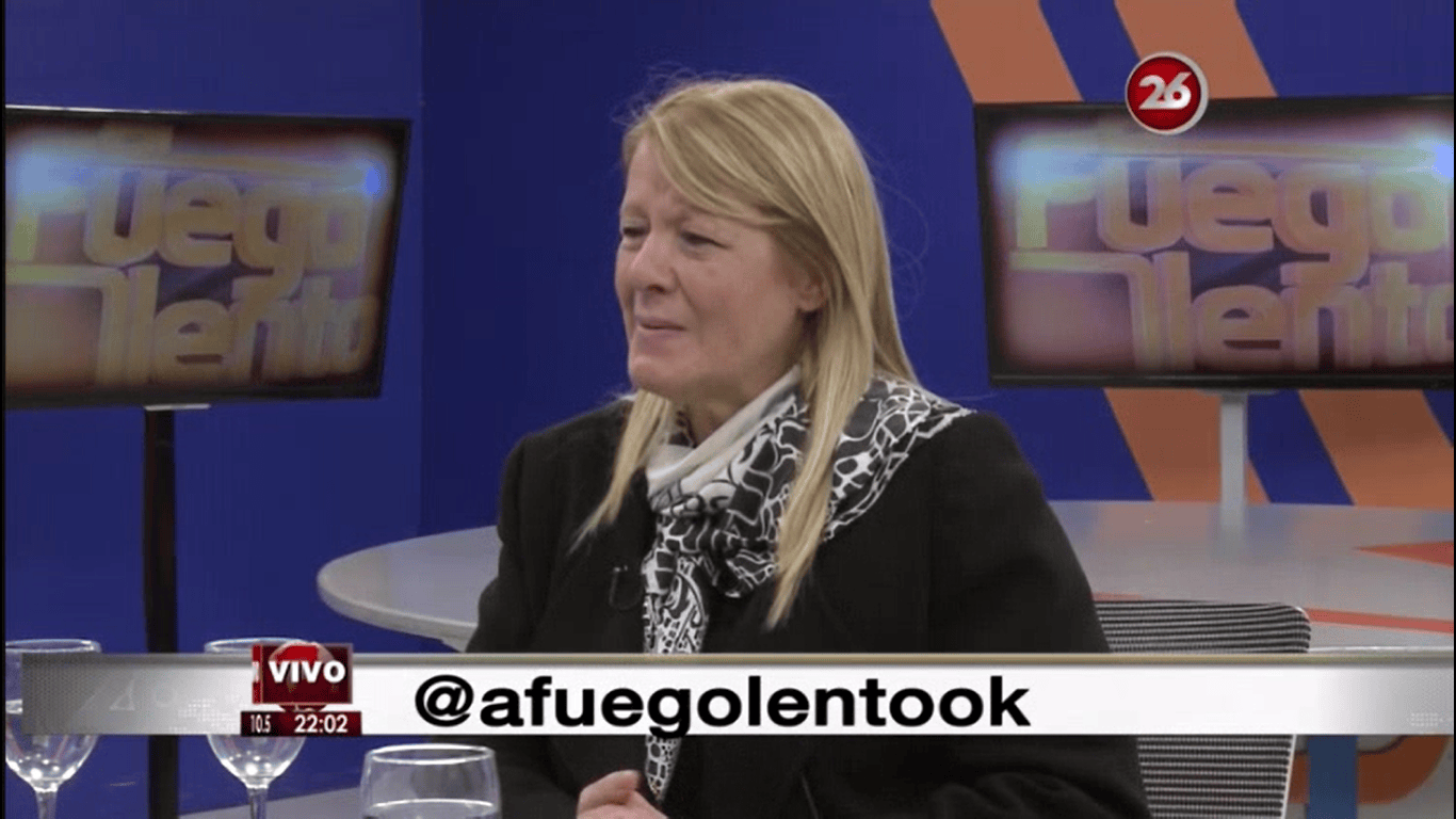 Margarita Stolbizer en A FUEGO LENTO. Canal 26 06/ 07/ 17