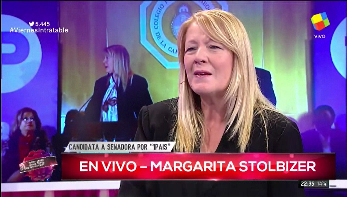 Margarita Stolbizer en INTRATABLES 08/ 07/ 17