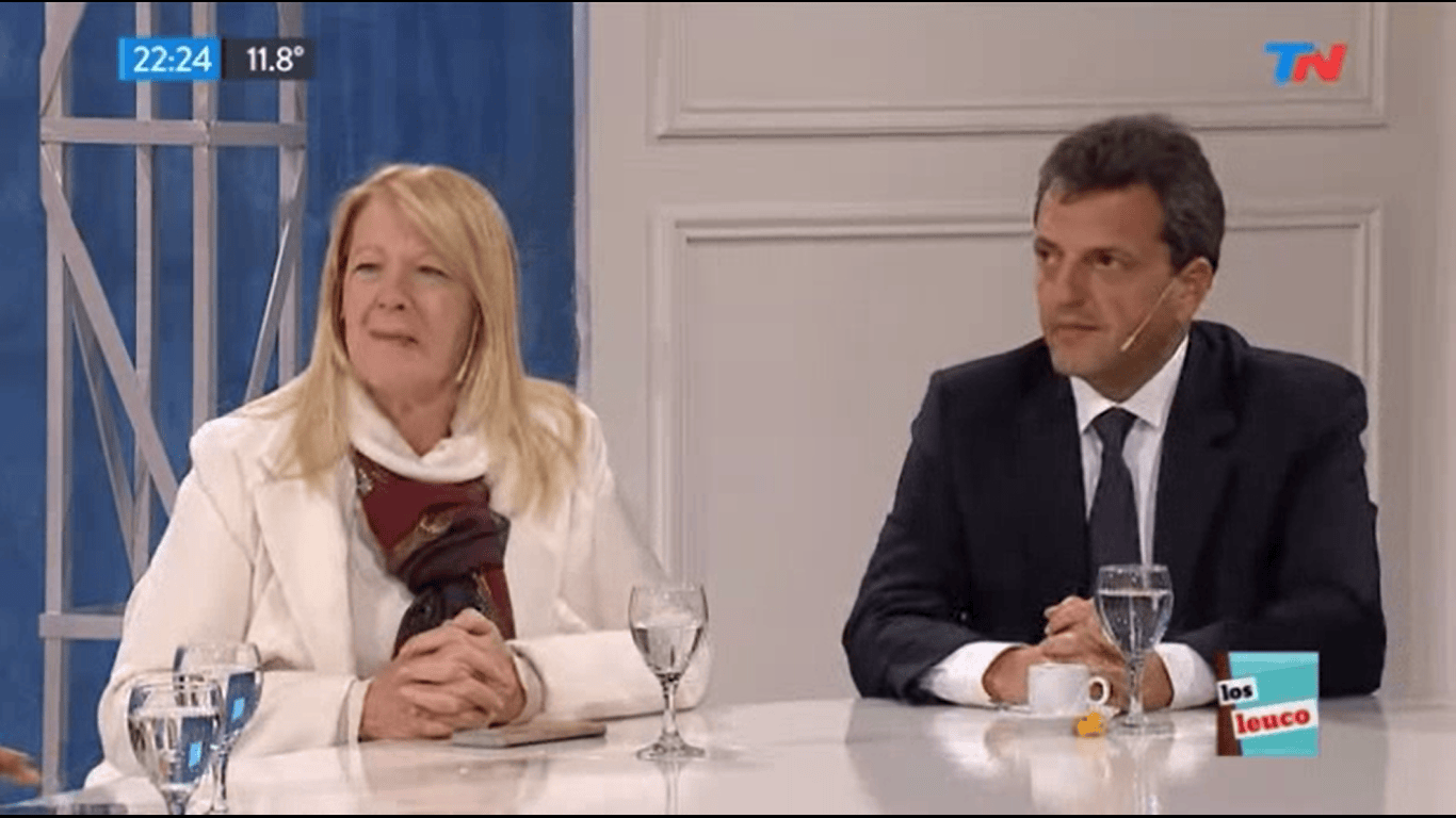 Margarita Stolbizer – Sergio Massa en LOS LEUCO 11/07/17