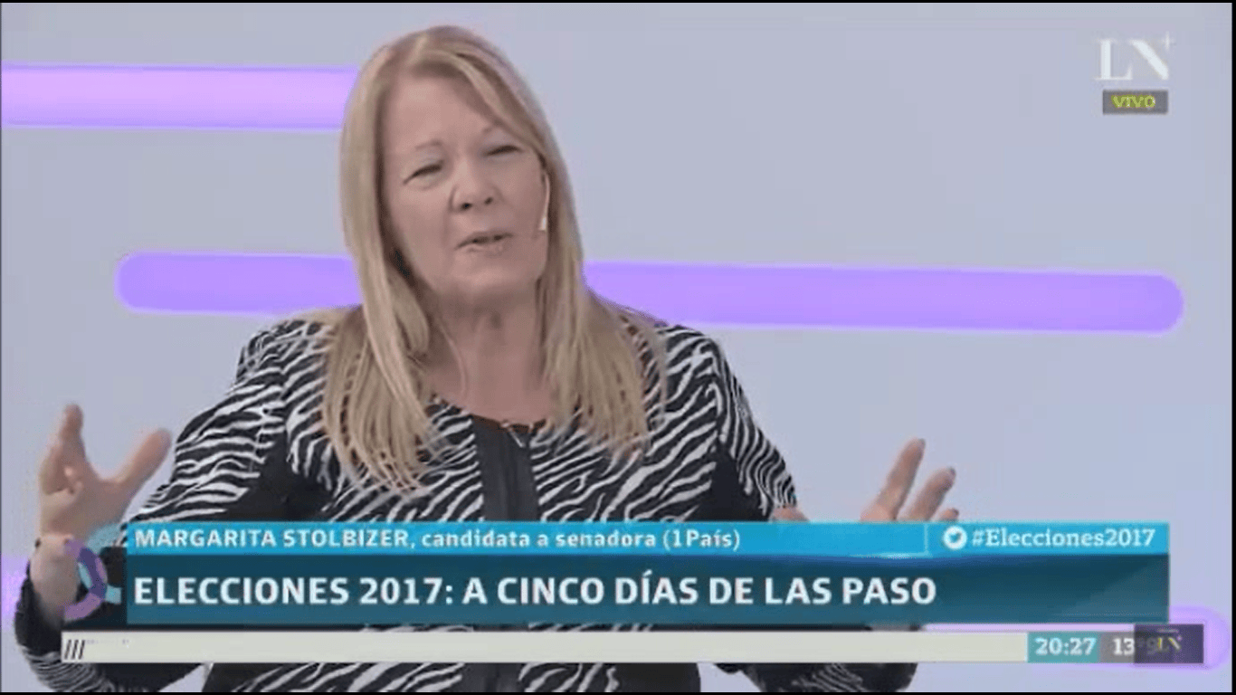 Margarita Stolbizer en LN+PM 8/08/17