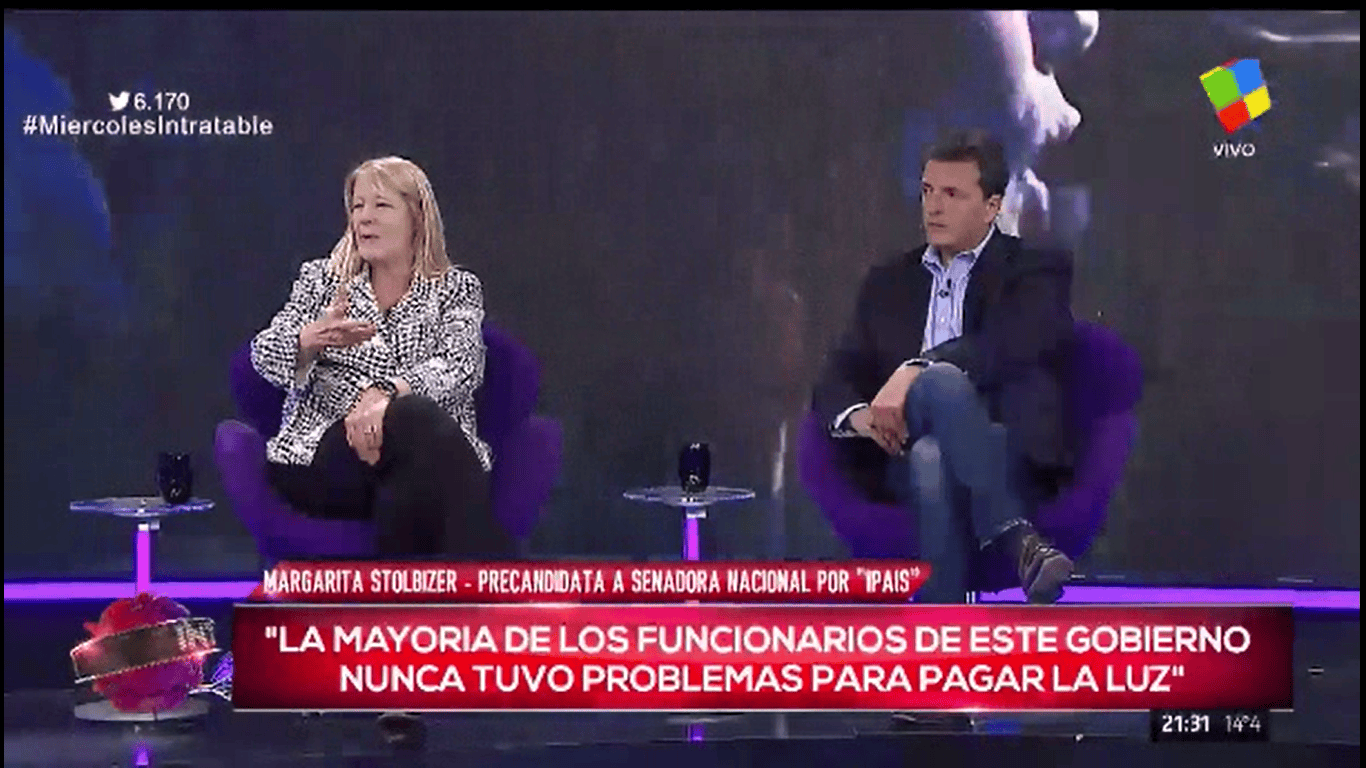 Margarita Stolbizer-Sergio Massa en INTRATABLES 9/08/17