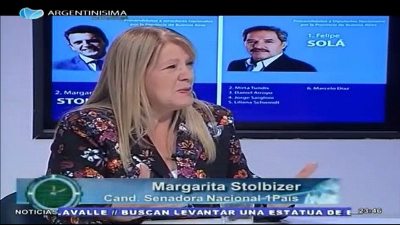 Margarita Stolbizer en “ECONOMÍA A HORA” 13/09/17