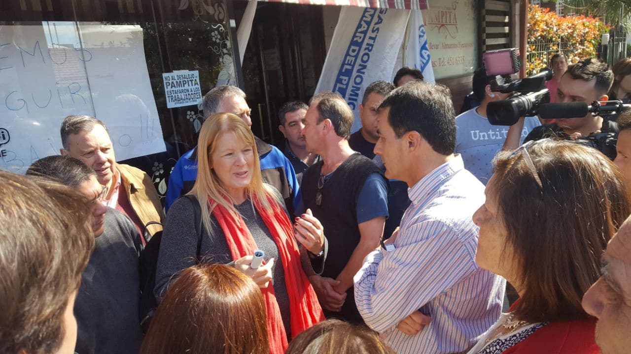 Stolbizer en Mar del Plata, reclamó cuidar el empleo y reactivar el consumo.