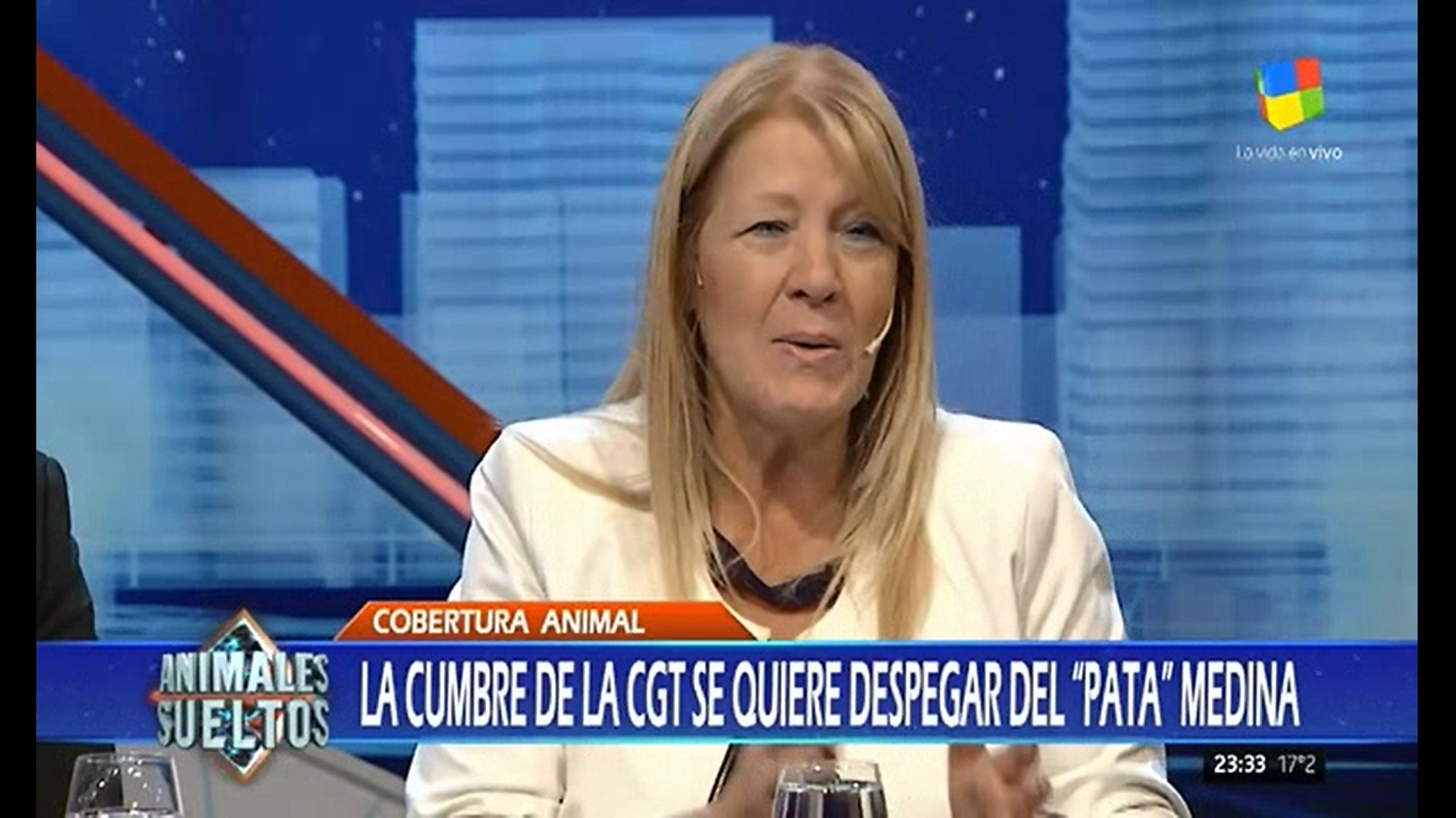 Margarita Stolbizer en ANIMALES SUELTOS. 3/10/17