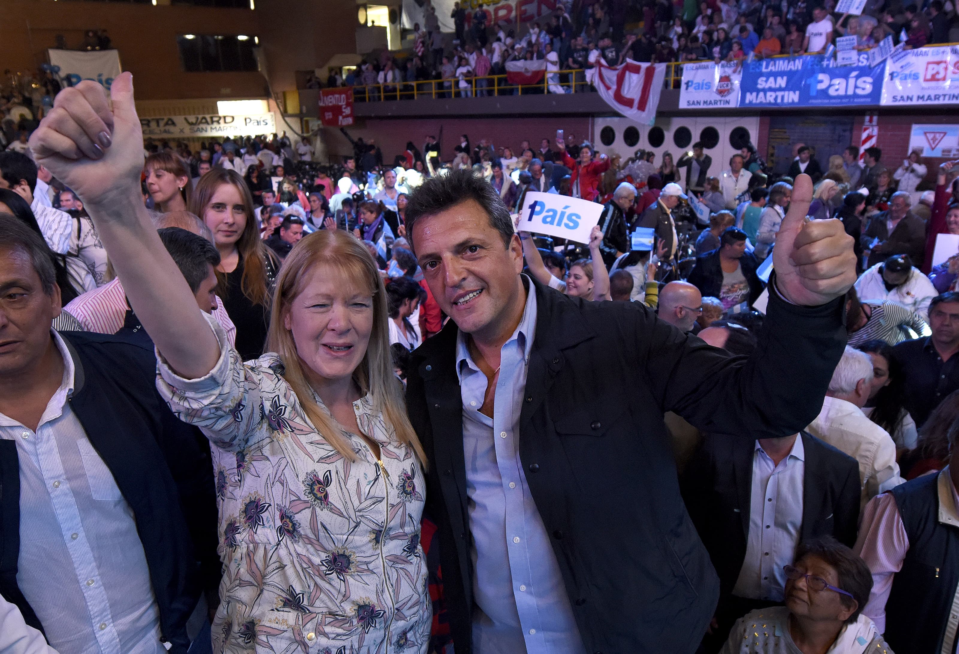 Massa y Stolbizer en multitudinario encuentro por el Trabajo y la Seguridad en San Martín