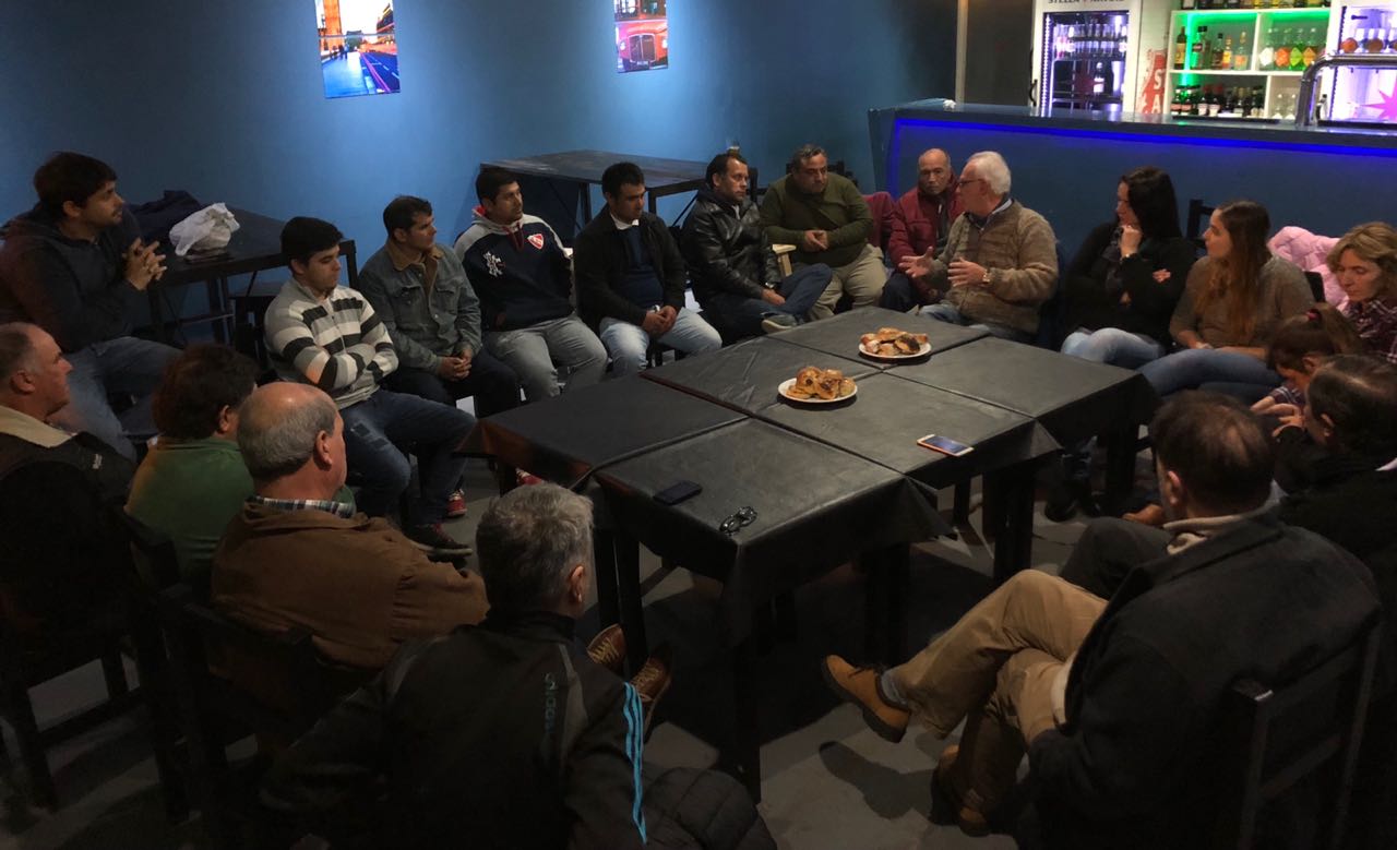 Ricardo Vazquez compartió un encuentro con Dirigentes y Militantes en Lezama