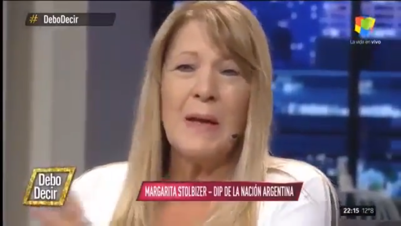 MARGARITA STOLBIZER EN DEBO DECIR 5/8/18