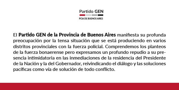COMUNICADO GEN PROVINCIAL