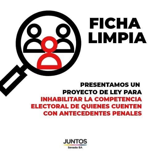 Ficha limpia: proyecto para inhabilitar las candidaturas de quienes tengan antecedentes penales